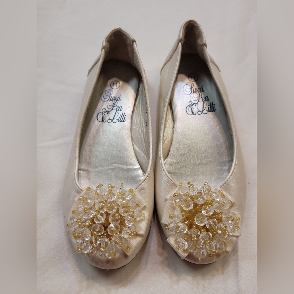 Swea Pea & Lilli Girls Wedding Shoe Sz 11